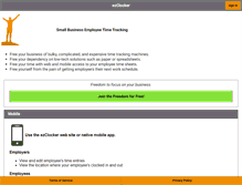 Tablet Screenshot of ezclocker.com